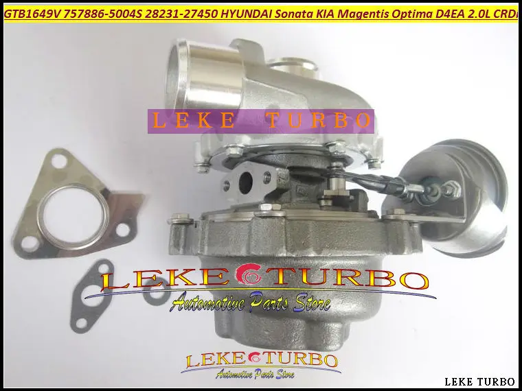 GTB1649V 757886-5004S 757886 28231-27450 Turbo Turbocharger For HYUNDAI Sonata KIA Magentis OPTIMA 2005- D4EA 2.0L CRDi 140HP (2)