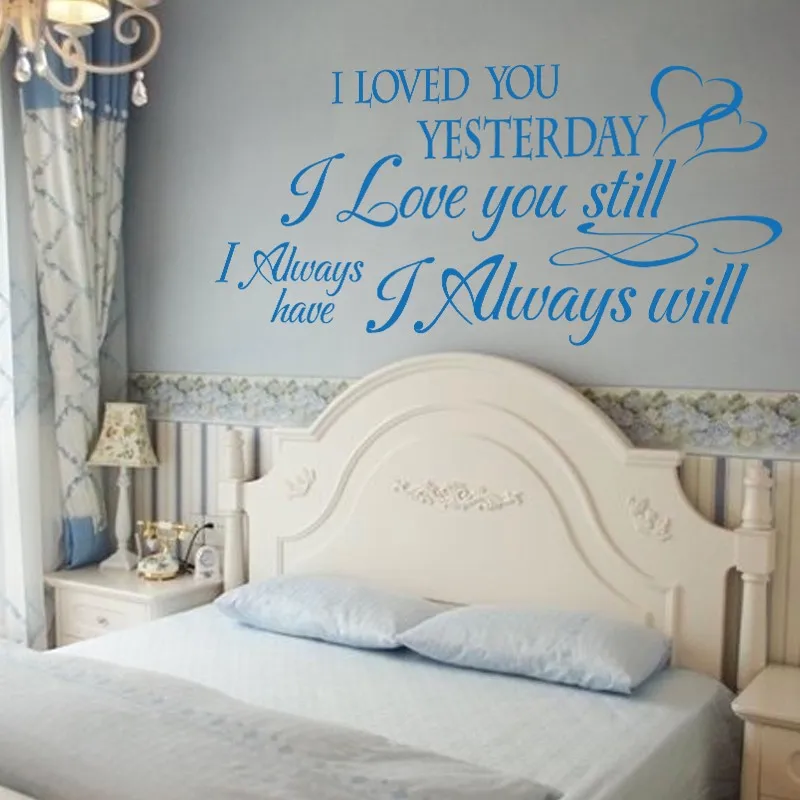 Ich Immer Liebe Sie Immer Liebe Romantische Wandtattoos