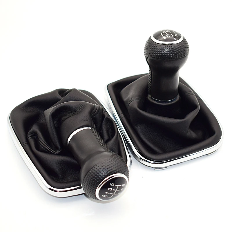 Ручка переключения передач для Volkswagen VW MK4 Golf 4 IV GTI R32 Jetta Bora Red Stitch 23 мм 5/6