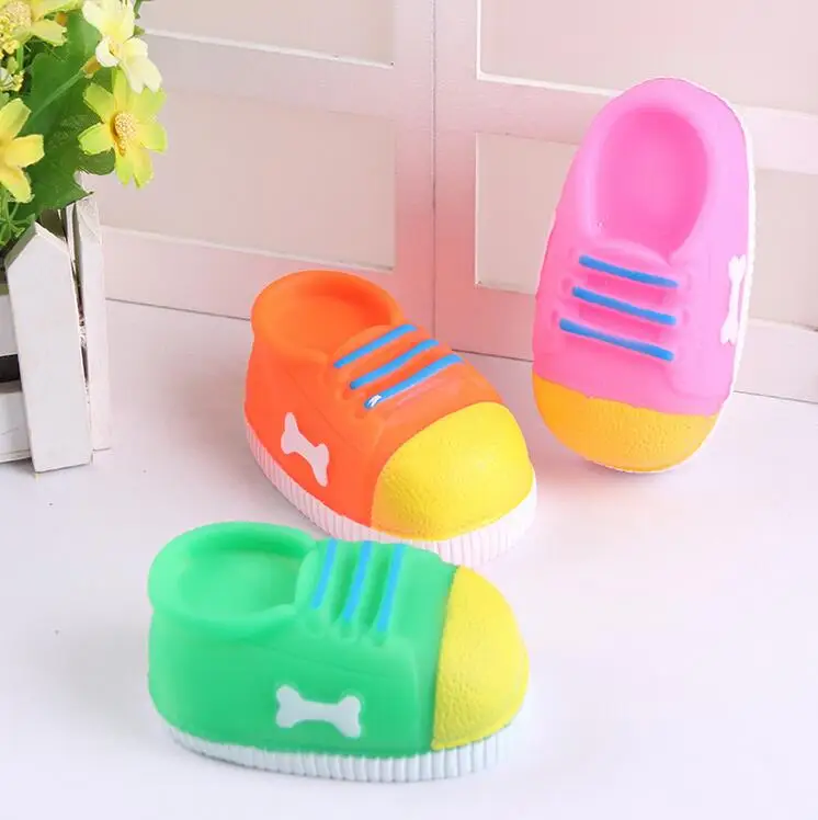 Buy 10cm dog shoes toys funny cute dog toys sounding