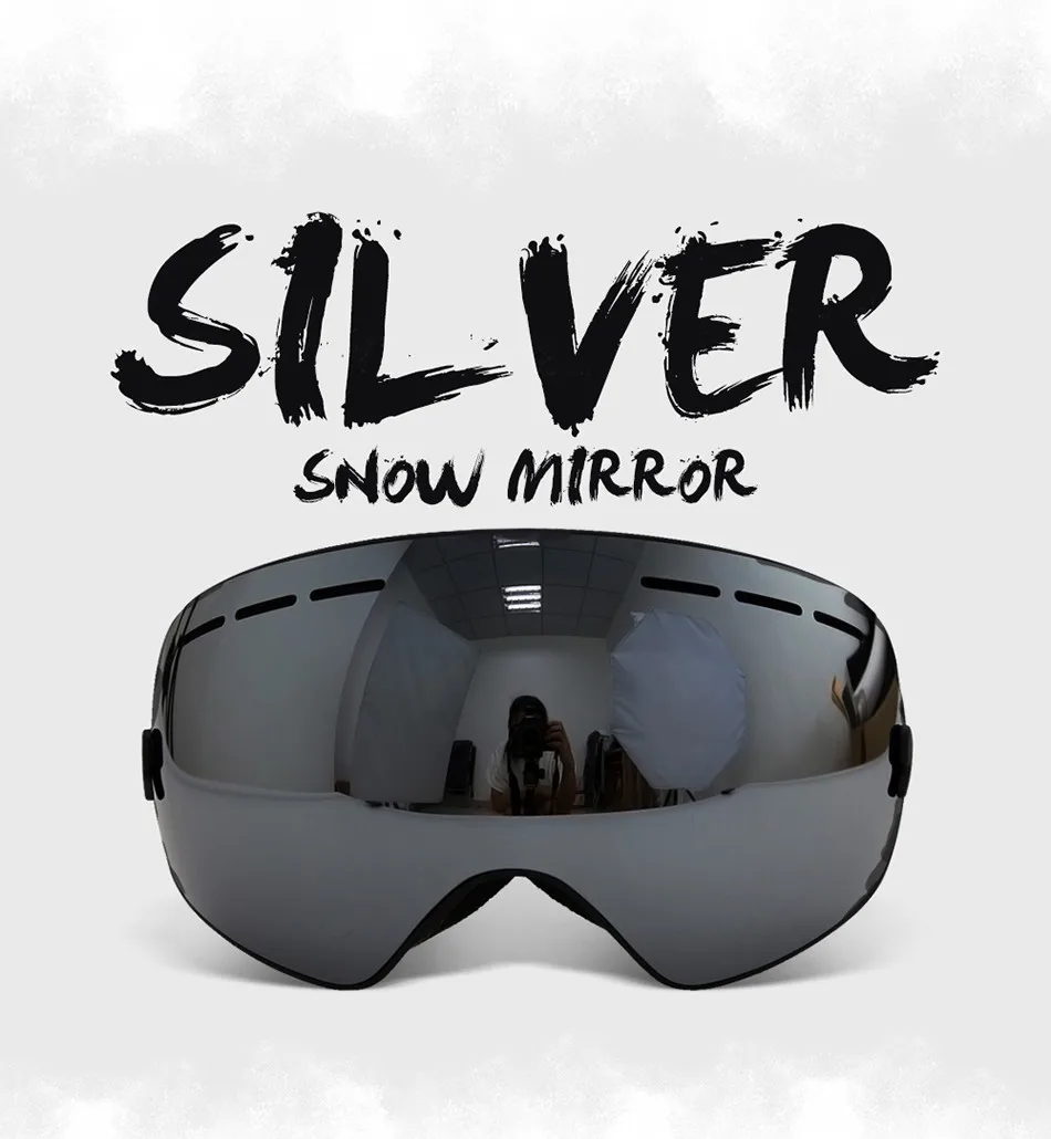 Enfants Lunettes De Protection De Ski Double Couche Anti-buée Anti-vent