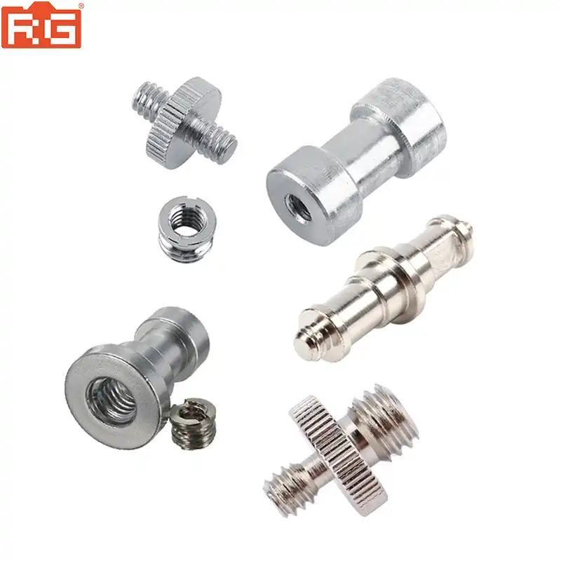 10x New 1//4/" to 3//8/" Tripod Spigot Stud Monopod Screw Adapters for Light Stand