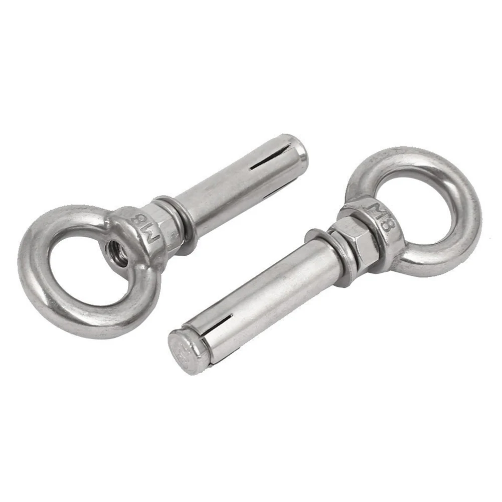 

M8x60mm Wall Concrete Brick Expansion Screws Closed Hook Anchor Bolts