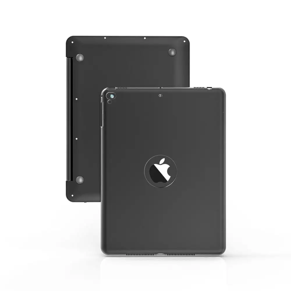 Kemile чехол для ipad Ультратонкий чехол-книжка с Bluetooth клавиатурой с функцией автоматического сна для ipad 9,7 чехол для ipad Air 1 air 2 - Цвет: Black Color