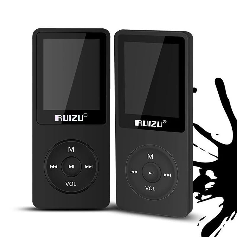  Original RUIZU X02 English version Ultrathin MP3 Player with 4GB storage and 1.8 Inches Screen can 