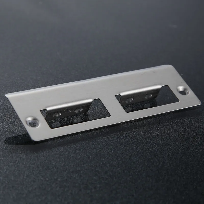 Stainless Steel Lock Door Split Lock Body Wooden Door Lockcase Metal Fillet Panel Fit Cylinder Height 29mm 50X45 door lock