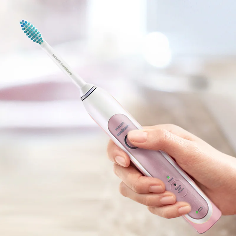 Philips HX6761 качественная электрическая зубная щетка Sonicare с литиевой батареей перезаряжаемая автоматическая зубная щетка для взрослых