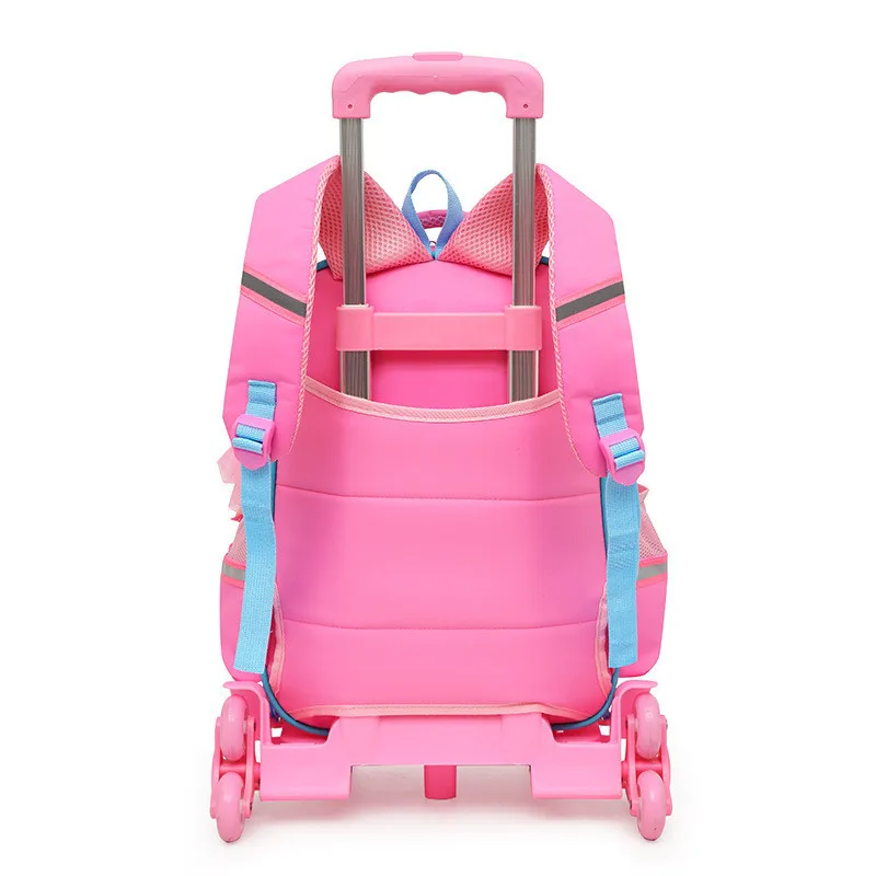 Детский Школьный рюкзак на колесиках, школьная сумка на колесиках для девочек, детский школьный рюкзак на колесиках, школьные рюкзаки, сумки