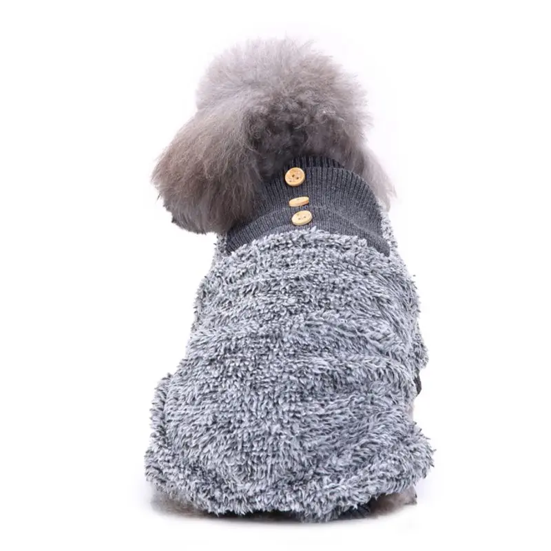 Милая собака флисовые пижамы ленты в горошек собака пальто мягкие пижамы Зимняя одежда S-XL Маленький Средний Большой чихуахуа