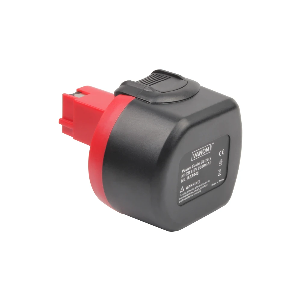 VANON 9 6 вольт 2000 мАч Ni CD аккумулятор для Bosch BAT048 черный в 2.0Ah PSR 960 перезаряжаемый
