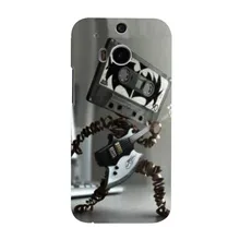 Pretty interesting electronic music rock robot Mobile phone cover Case For HTC M8