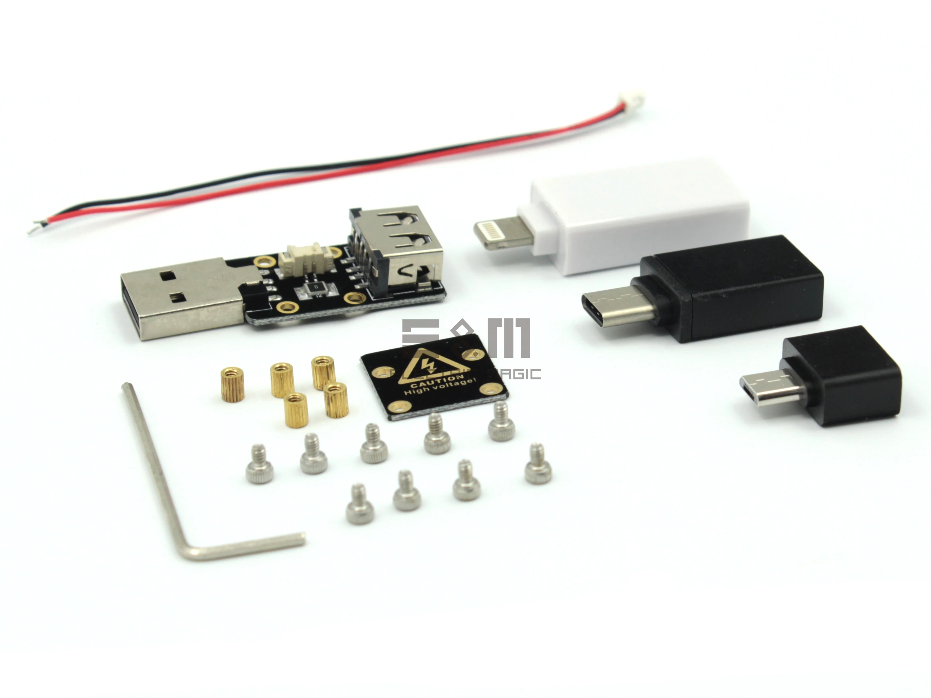

USB Killer V2.0 Replica -215 VDC Tester Mini High Voltage Pulse Generator Geek Jock Mischief Toy Better Than Dark Purple