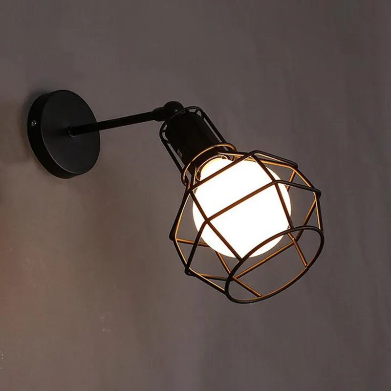 

Creative wall lamp LED vintage contracted ceiling iron pendant indoor lighting decorate light restaurant bar AC85-265V