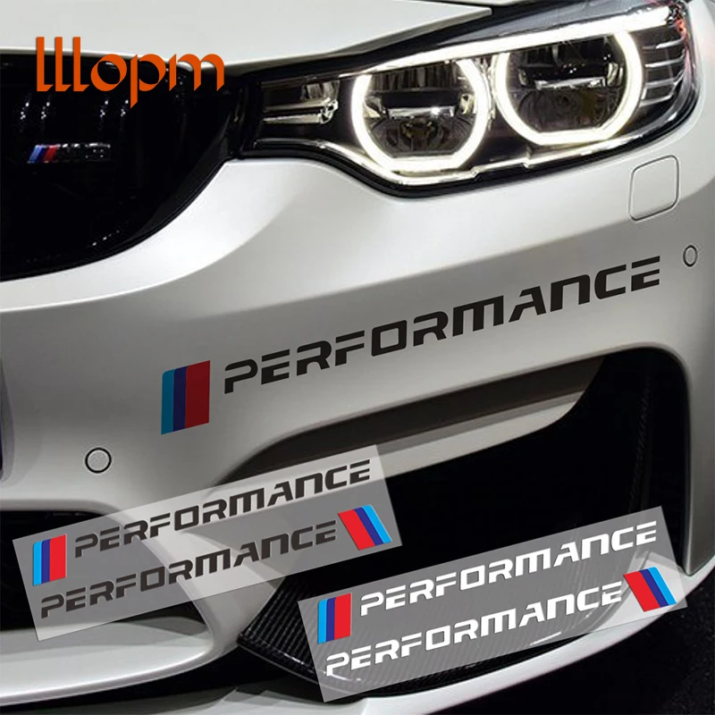 2 шт. наклейки на передний бампер bmw e90 e46 e39 e60 f30 f10 f34 x3 x4 x5 e70 f15 x6 M3 M5|bumper sticker|stickers and