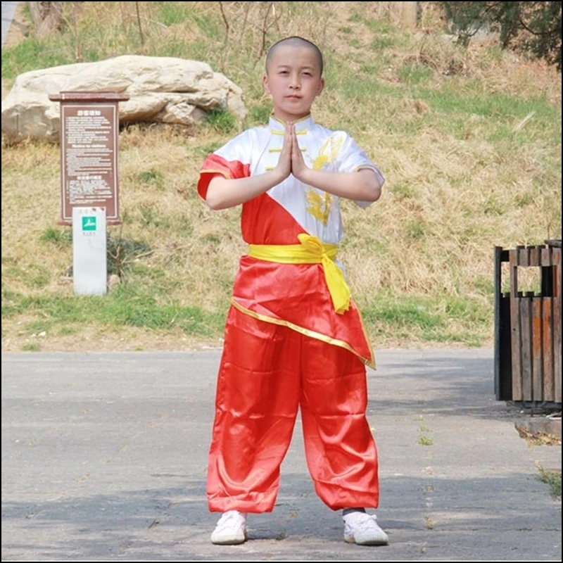 Wushu одежда для детей кунг-фу Униформа детская TA404