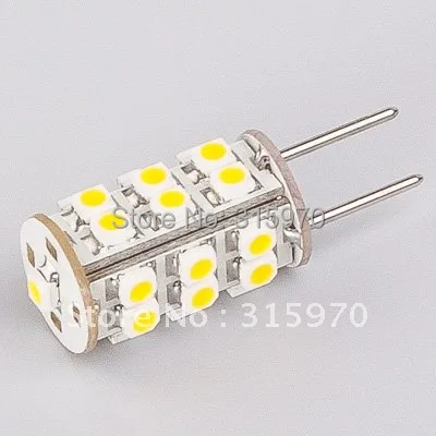 3528 SMD светодиодный G4 лампы 25 светодиодный 12VAC 12VDC 24VAC 24VDC белое свечение, теплое белое свечение, супер яркий Lowe высокое Мощность светодиодный свет 10 шт./лот