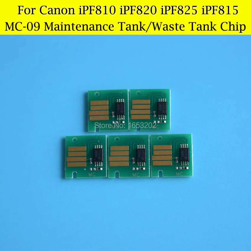 

5 PCS MC-09 Maintenance Tank Chips For CANON IPF810/820/825/815 Printer Plotter Waste Ink Tank