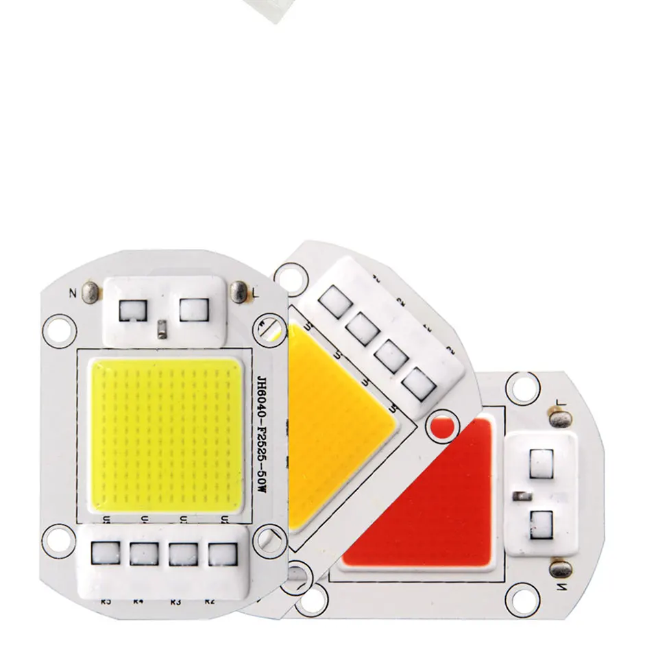 AC 110V 220V LED COB Lamp Chip 20W 30W 50W 100W 150W Full Spectrum LED Plant Grow Light Driverless Smart IC DIY LED Floodlights (8)
