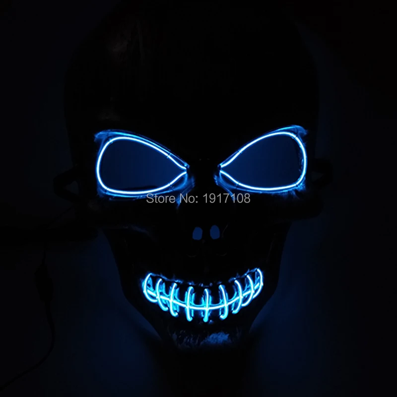 Светящаяся неоновая маска со светодиодной подсветкой|party mask|fashion maskmasks fashion |