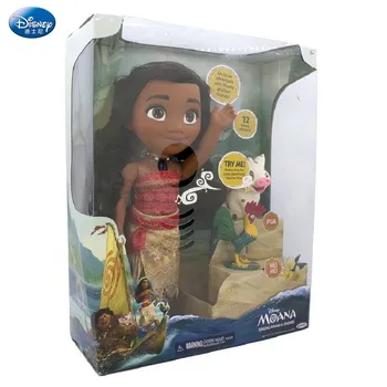 

Disney Movie Moana Waialiki Maui Heihei Dolls Model With Music Action Figures Kids Lover Christmas Gift Children Toys