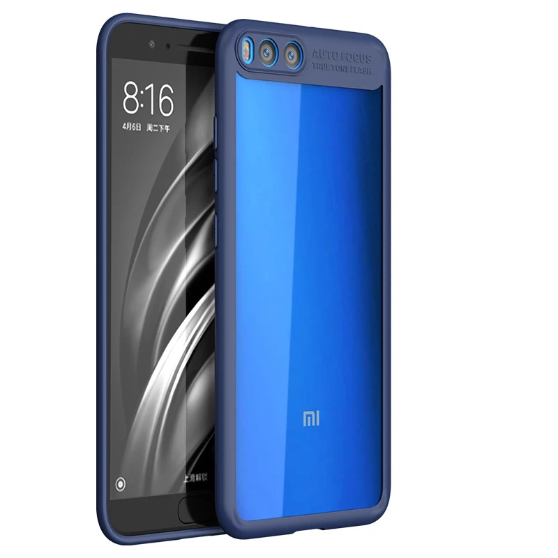 Чехол для xiaomi mi6, чехол для xiaomi 6, прозрачный чехол-накладка из силикона и поликарбоната+ ТПУ, чехол s MOFi, чехол для xiaomi mi 6, синие аксессуары - Цвет: blue