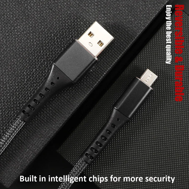 EKONEDA кабель Micro USB для синхронизации данных и быстрой зарядки для samsung, Xiaomi, huawei, 3A, Android, Micro USB кабель для зарядного устройства, USB Micro телефонный кабель