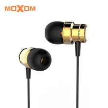 MOXOM Super Bass Fones de ouvido de 3.55mm Fone De Ouvido Com Controle de Volume Mic Para o iphone, Samsung, Xiaomi, Huawei