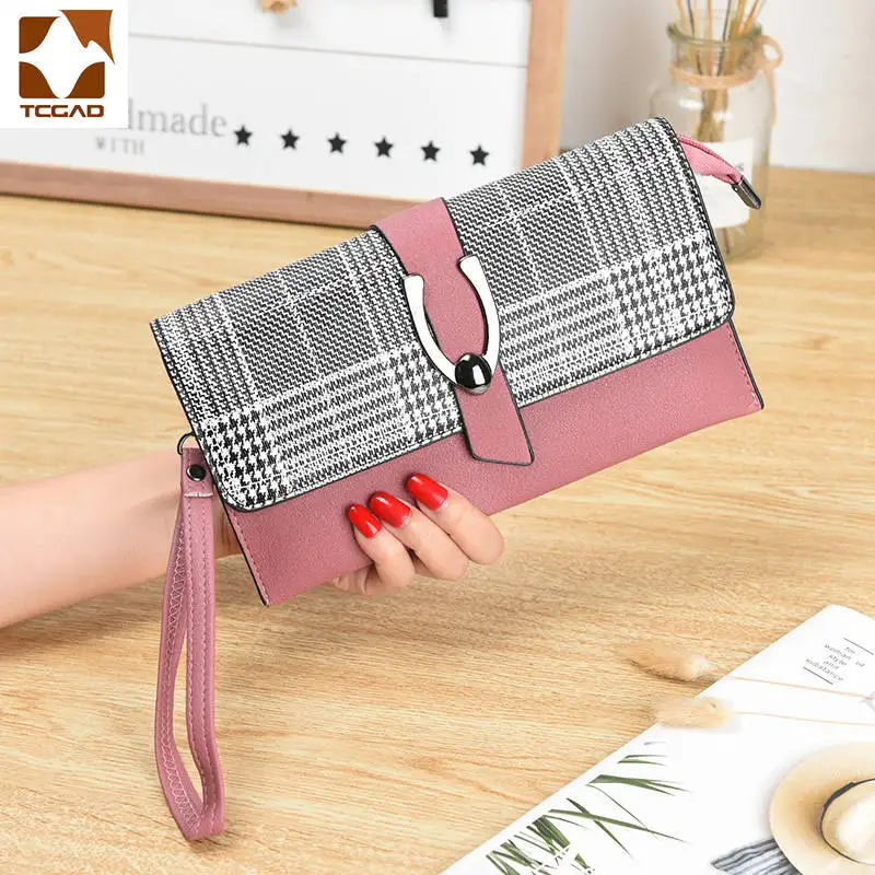 

big wallet women Female Purse Leather Brand Retro Ladies Long women's wallet carteira Clutch feminina grande tcgad buy a large