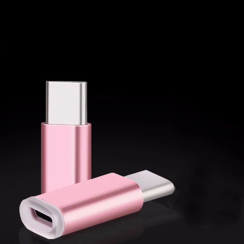 Micro USB To Type C Adapter Mini Charging Connector Type-C Adaptores Android Micro To USB C Fast Charge Support Drop Shipping