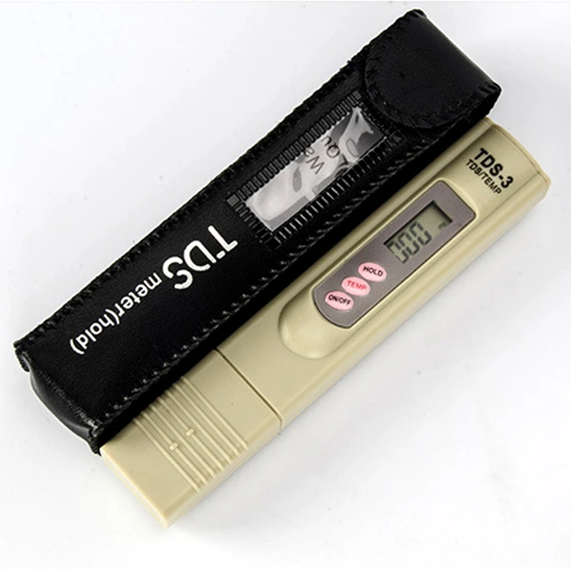 

High Quality TDS Meter Filter Stick Water Quality Purity Pen LCD Digital TDS3 Temp PPM Tester Swim Pool Drink Quality Monitor