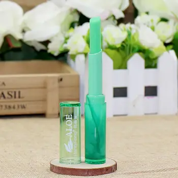 

Waterproof Natural Aloe Vera Gel Nourishing Color Changing Lipstick Portable Facial Makeup Moisture Lipstick Lip Balm