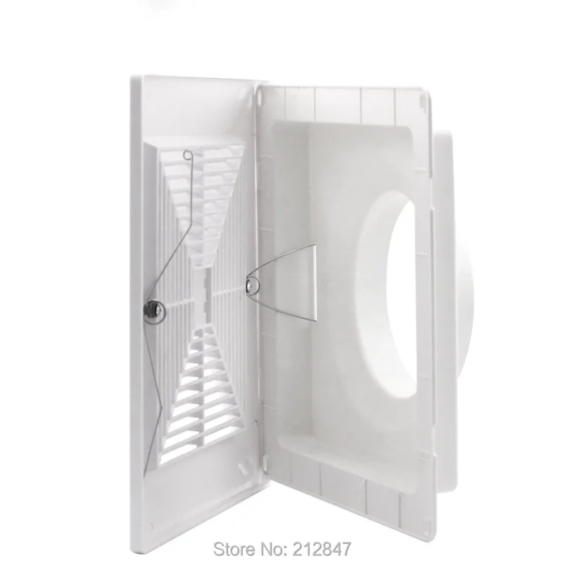 100mm ABS Square Diffuser Mounting Dia Adjustable Valves air conditioning outlet Ventilation Grill Cover