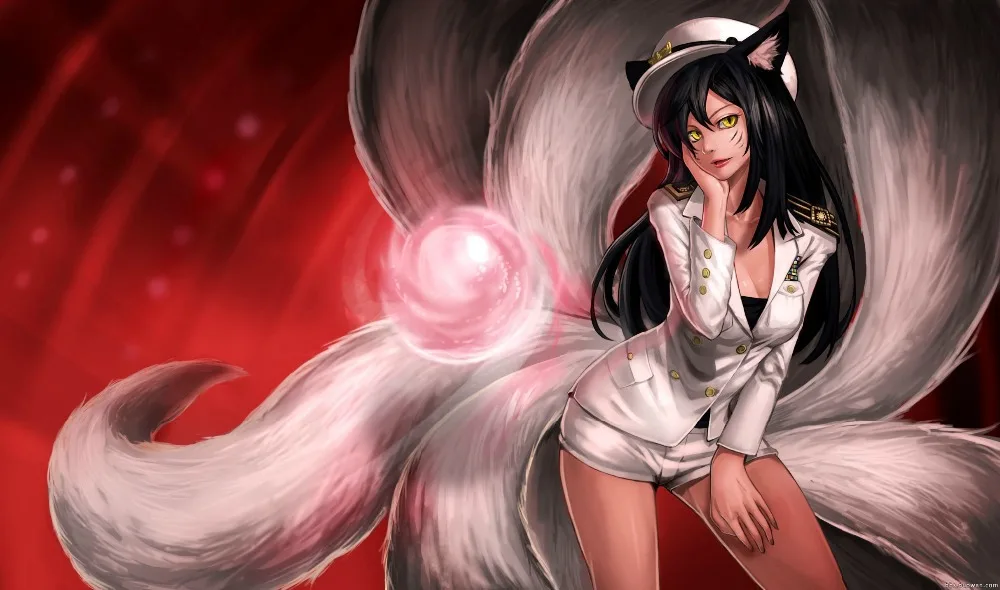 Anime Nine Tailed Fox Girl