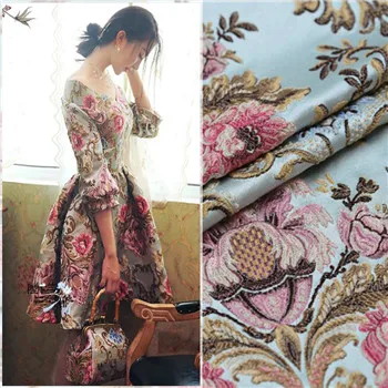 

jacquard Brocade Fabric,Fabric for Dress Skirt Vest Jacket,Chinese Sewing Diy Material Cloth20180000104