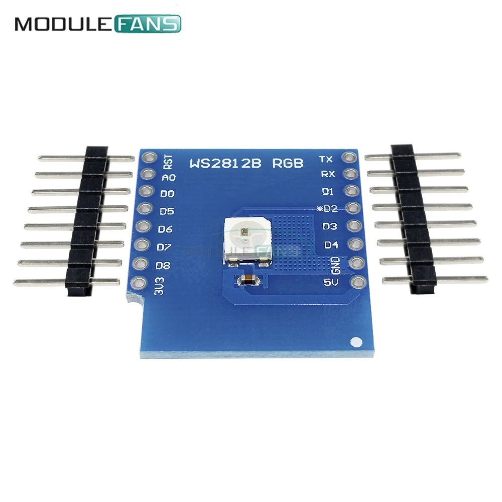 Esp8266 для WeMos D1 mini Module WS2812B щит RGB Mini ESP8266 Модульная плата с HT Pins Esp8266|module board|wemos d1d1 |