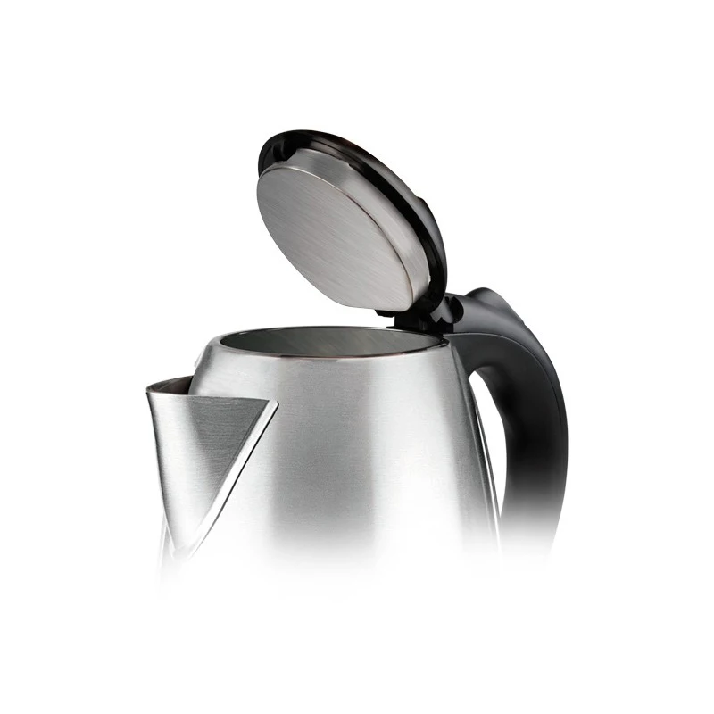 Чайник электрический Maxwell MW-1055 ST (Мощность 2200 Вт, объем 1.8 л, материал - сталь, вращение 360°, отсек для хранения шнура)
