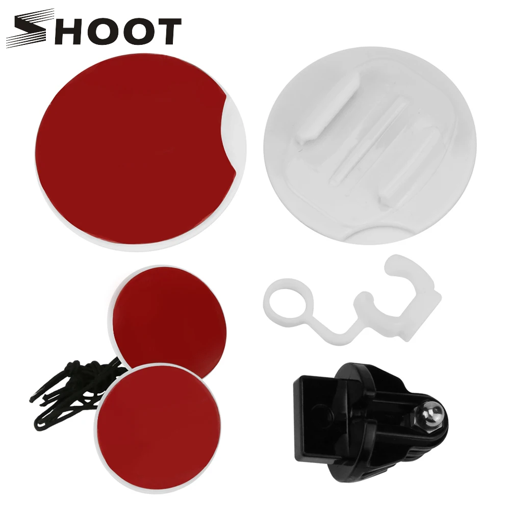 

SHOOT Surfboard Fix Mount Surfing Accessories Set for GoPro Hero 7 6 5 4 Session Xiaomi Yi 4K Sjcam Sj4000 H9 Go Pro Buckle Kits