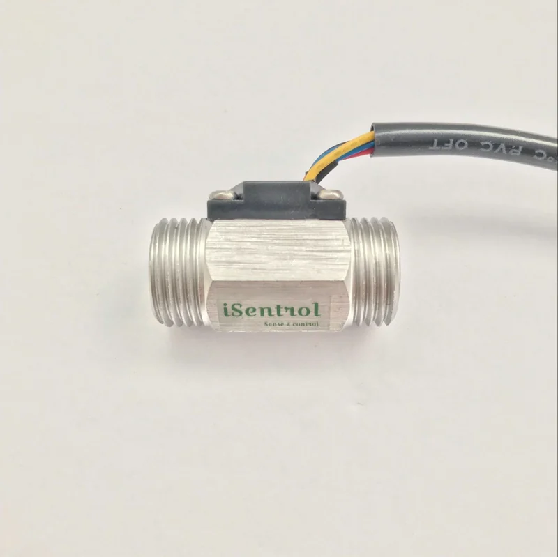 

USS-HS21TIT Stainless Steel 304 Hall Effect Water Flow Sensor 1-30L/M G1/2" Turbine Flowmeter for Dosage Controller Irrigation