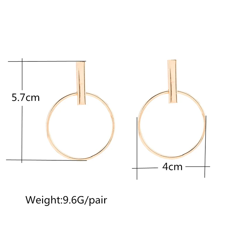 Новые корейские простые серьги-кольца Aros для женщин, геометрические большие круглые серьги-кольца для ушей, серьги вrincos бижутерия XRE01