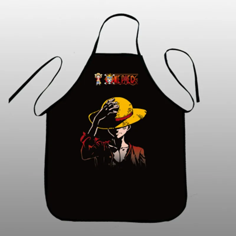 

One Piece Anime Fashion Personality Cute Funny Creative Waterproof Custom Kitchen Men and women Fun Home Apron M2035
