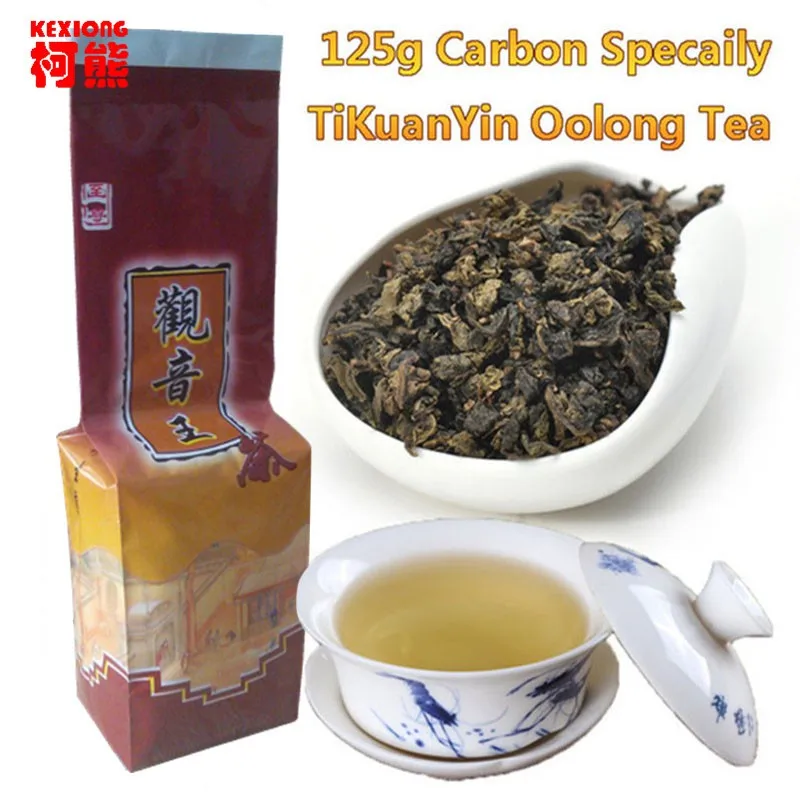  High Quality Chinese Tieguanyin Tea Fresh Natural Carbon Specaily TiKuanYin Oolong Tea High Cost-effective Tea 125g 