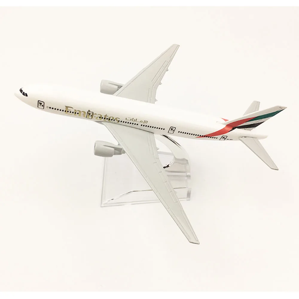 1/400 масштаб сплав самолет Boeing 777 Emirates 16 см сплав самолет B777 детские игрушки Детский подарок для коллекции