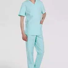 Летняя Новинка, синяя кисть, ручная одежда, модель Хан, тонкая модная медицинская форма ветеринарная больница, форма для стоматологической клиники