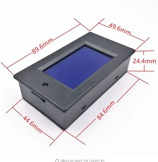 PEACEFAIR однофазный цифровой вольтметр Амперметр AC 80 260V 100A 4 в 1 Вольт ватт счетчик