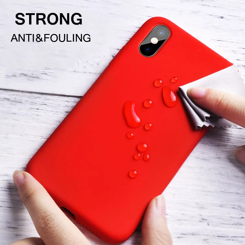 Liquid Ultra Slim Case Xiaomi Mi 9 Mi9 SE Soft Silicone Case Back Cover Xiaomi Mi 8 Lite Mi 8 SE Mi8 Anti-fall Protection