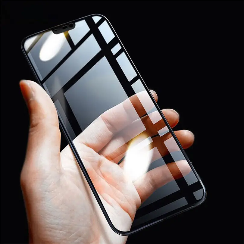 Luxury Tempered Glass Front Phone Case for OnePlus 6 Cases Clear 3D