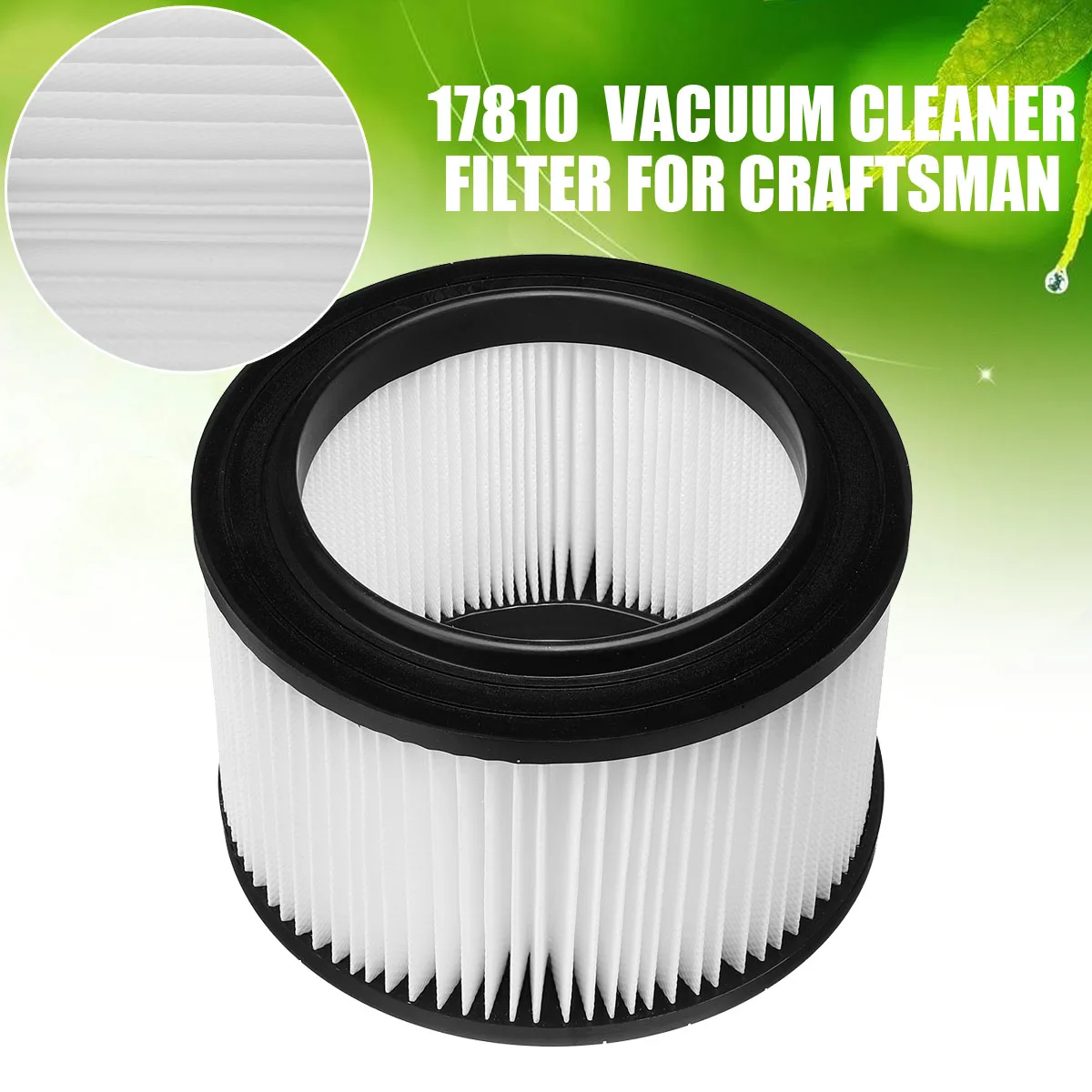 

1pcs Filter for Craftsman 17810 177765 179400 Replacement Wet Dry Vac Air Filter for Vacuum Cleaner Parts
