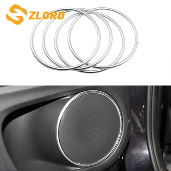 

Zlord Interior Speaker Cover for Honda HR-V Vezel HRV 2014 - 2017 Stereo Ring Bezel Trim Surrounding Molding Styling Accessories