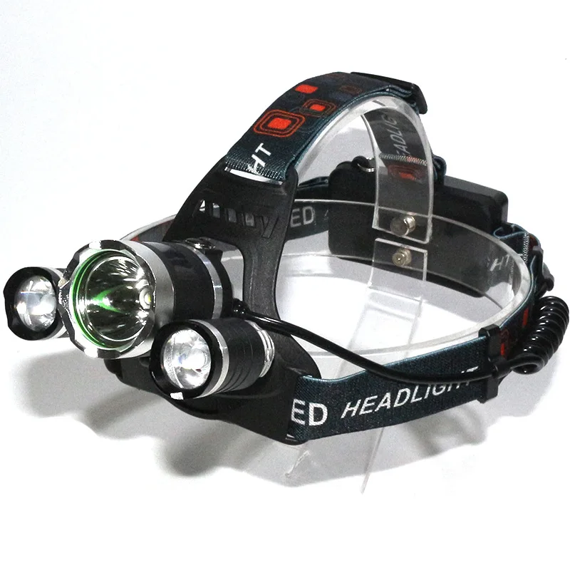 Buy 3 lights fixed focus glare headlights LED bicycle
