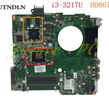 JOUTNDLN для hp павильон 15-N 15T-N100 Материнская плата ноутбука DA0U81MB6C0 REV: C 737984-501 737984-001 i3-3217U и HD8670M тестовая работа
